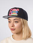 Бейсболка MITCHELL NESS арт. HS11472-LALBLCK Los Angeles Lakers NBA (черный)